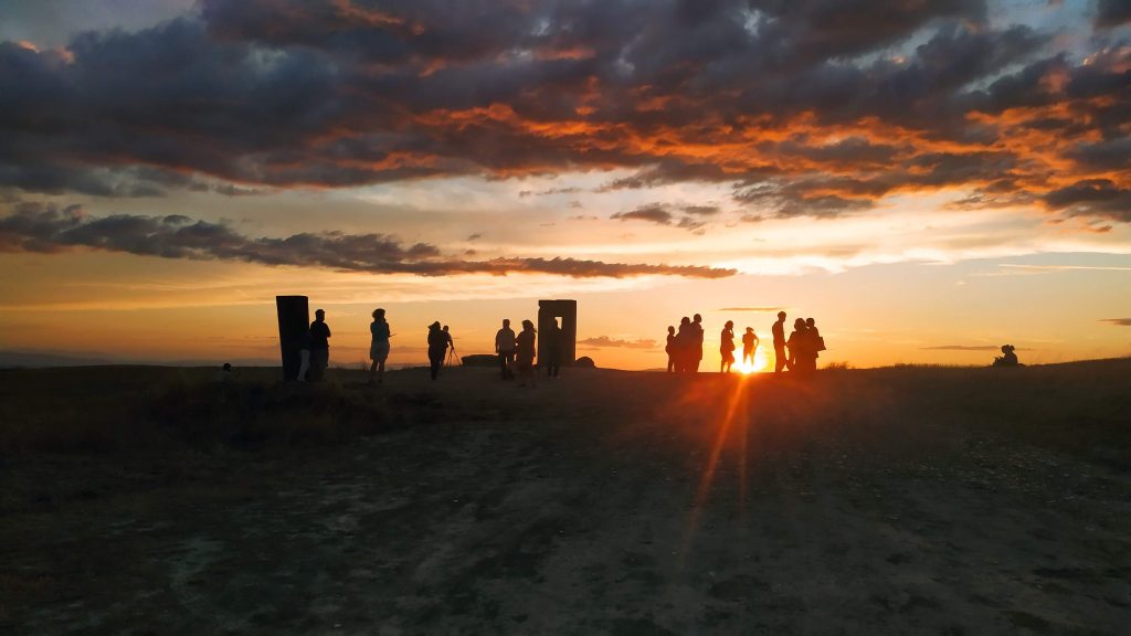 Profili al tramonto